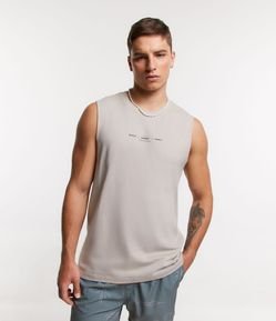 Regata Machão em Algodão com Lettering Beach Sunset e Party