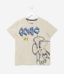 Camisa Temática Infantil Masculino Preto Sonic - Loja Online I