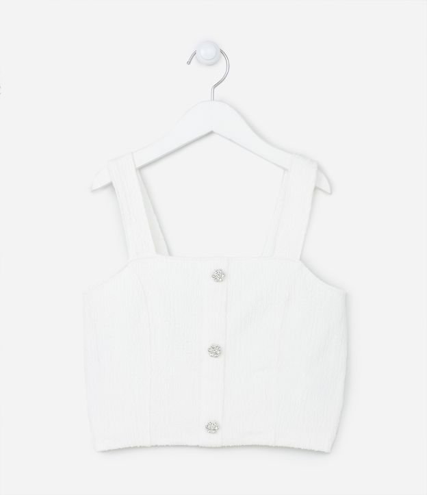 Cor: Off White | Tamanho: 7-8