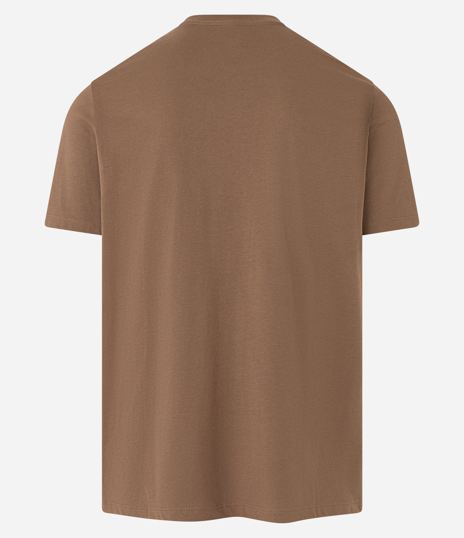 Camiseta Regular em Algodão com Lettering Rule Breaker Marrom 6
