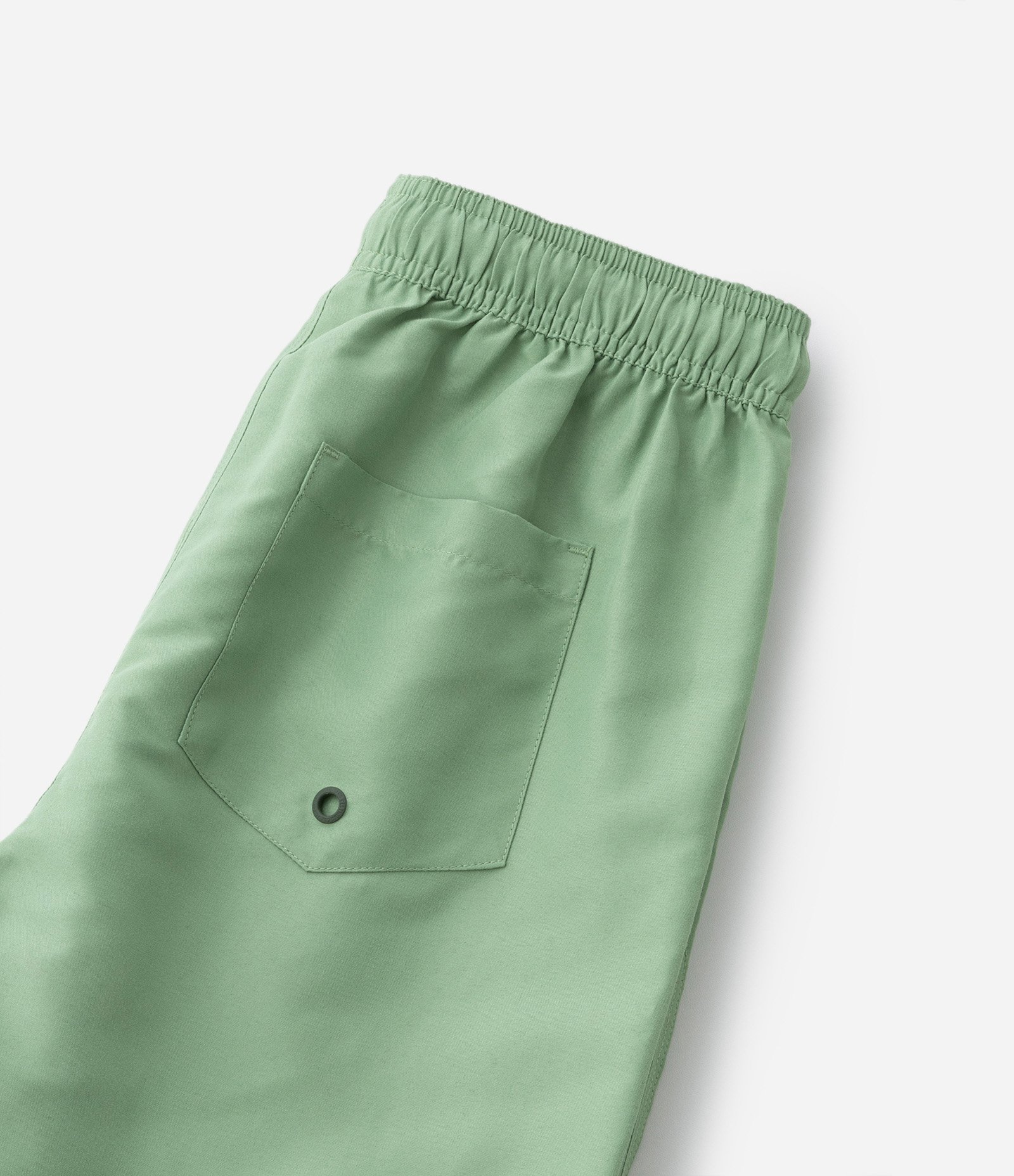 Bermuda de Banho Infantil com Etiqueta Emborrachada - Tam 5 a 14 anos Verde 3