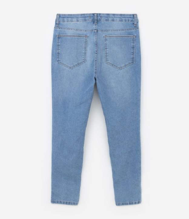 Calça Skinny Jeans com Fenda Curve & Plus Size Azul 7