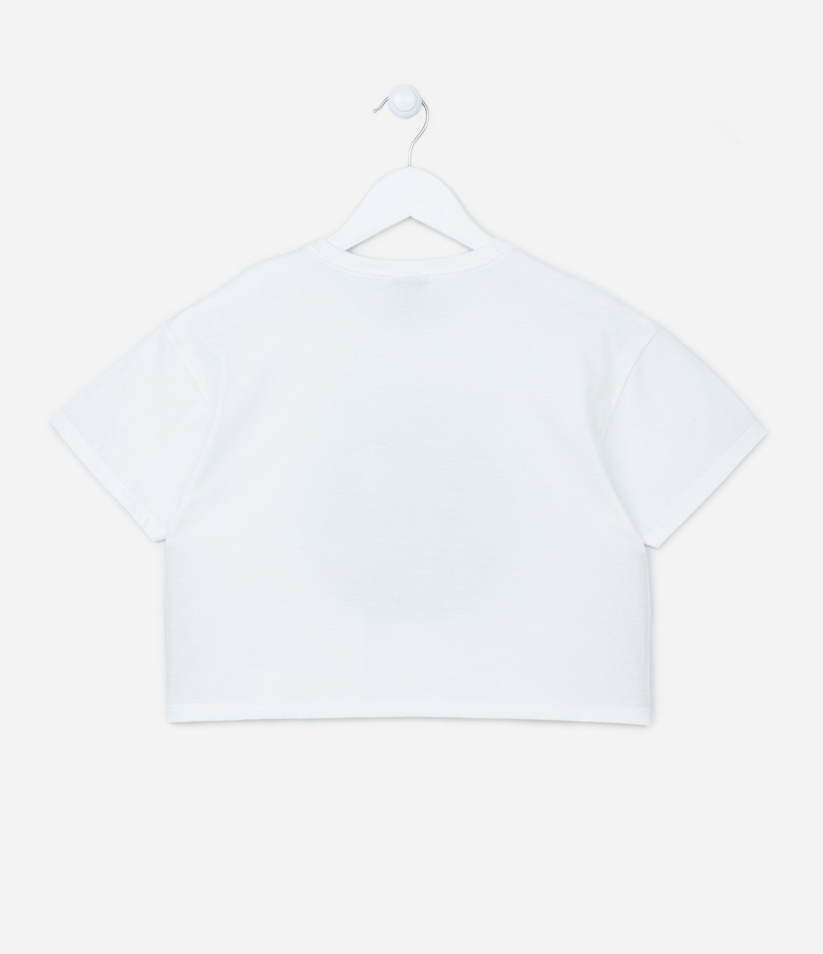 Blusa Infantil com Estampa Globo de Festa - Tam 5 a 14 Anos Branco 2