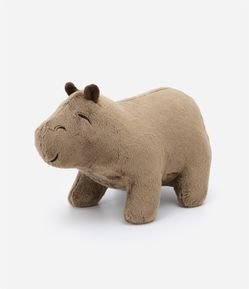 Almofada Bicho de Pelúcia com Formato de Capivara