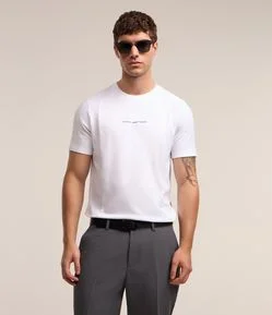 Camiseta em Algodão com Lettering Hopes and Fears