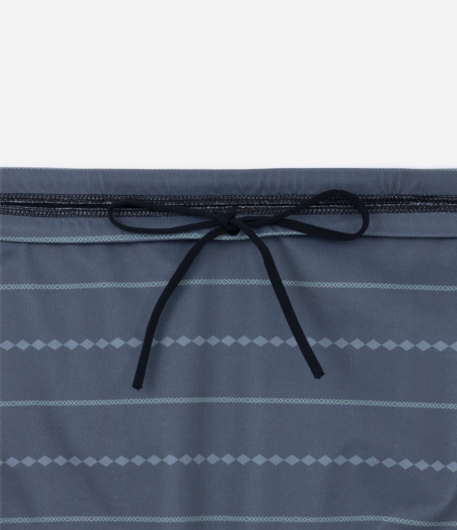 Sunga Boxer com Estampa de Listras Étnicas Cinza Escuro 5