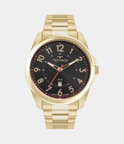 Kit Relógio Technos Analógico com Pulseira e Caixa em Aço 2115TVE K1P