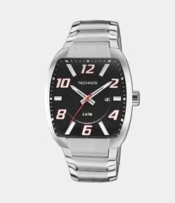 Relógio Technos Analógico com Pulseira e Caixa em Aço 2115KLL 1P