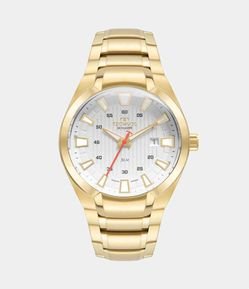 Relógio Technos Analógico com Pulseira e Caixa em Aço 2117LCM 1B