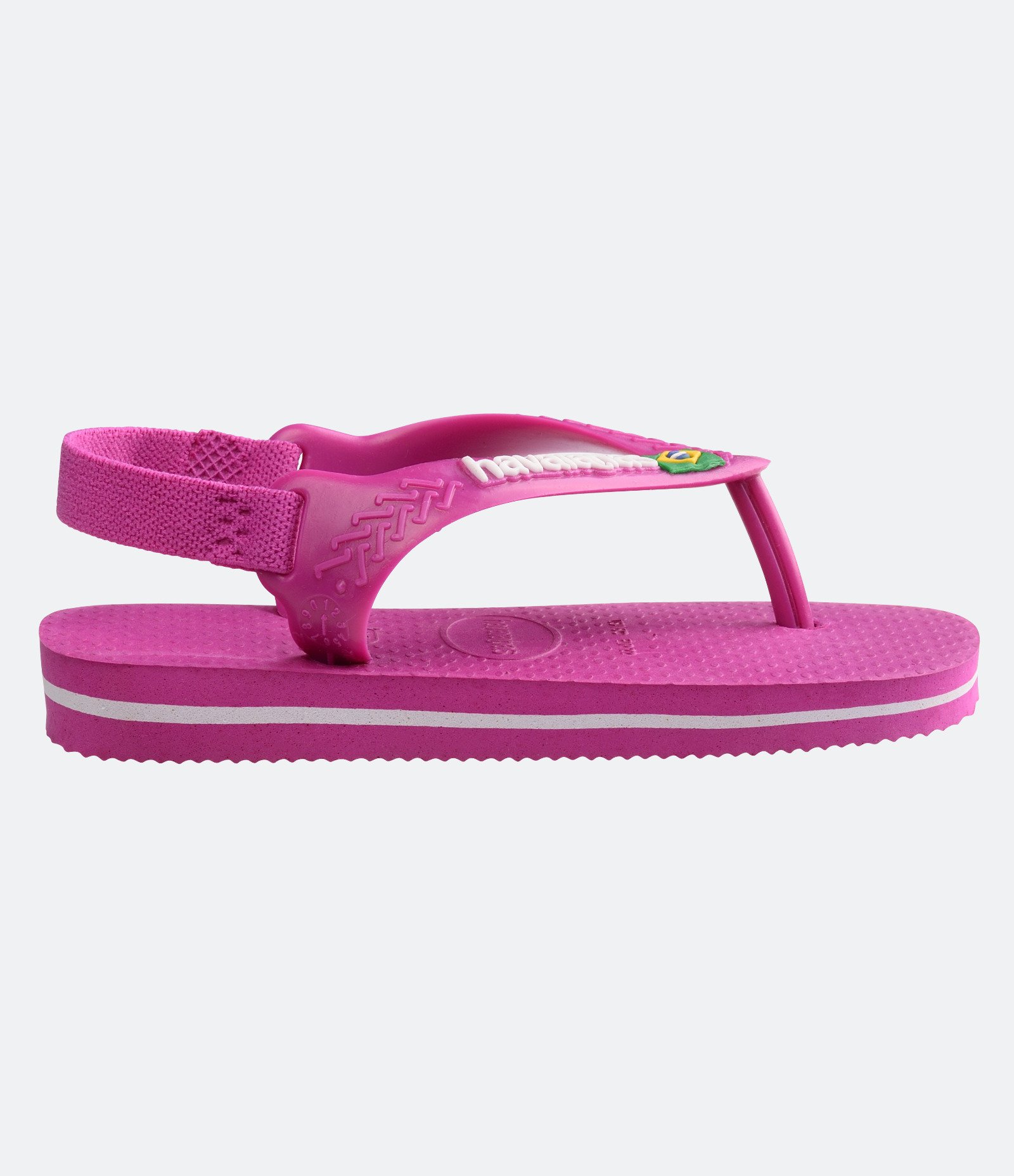 Chinelo Infantil com Elástico no Calcanhar - Tam 17/18 ao 23/24 Rosa 2