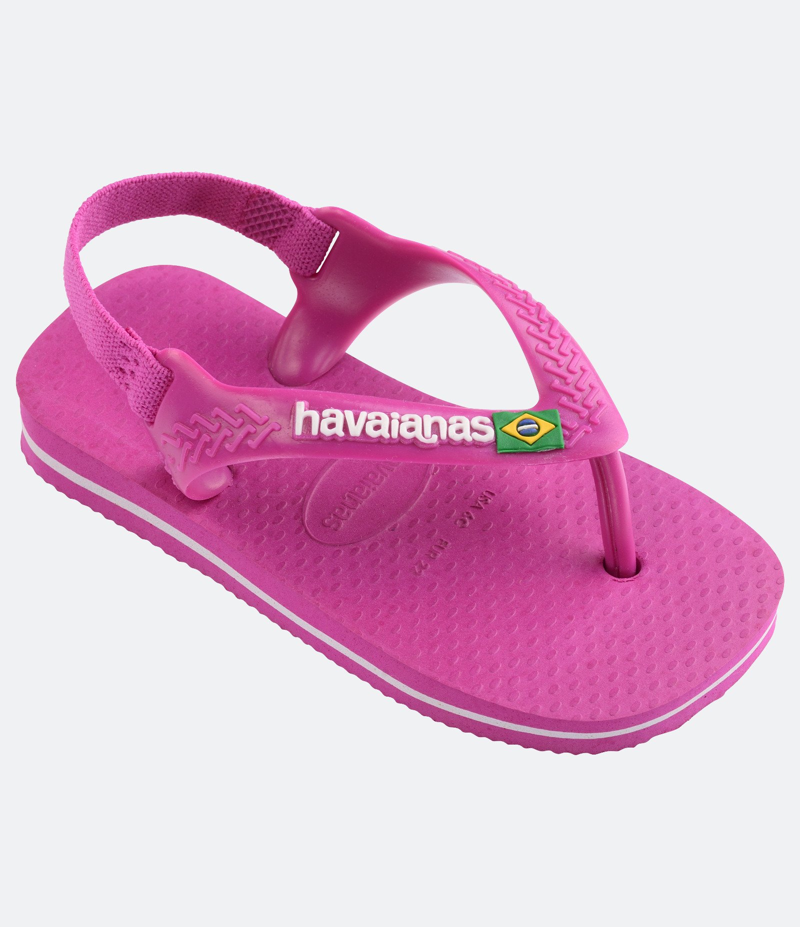 Chinelo Infantil com Elástico no Calcanhar - Tam 17/18 ao 23/24 Rosa 3