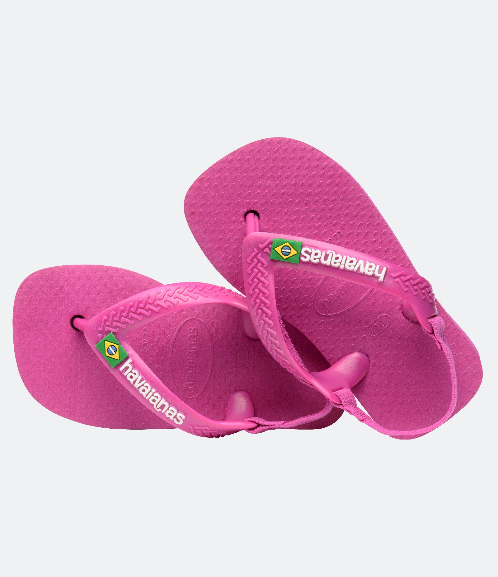 Chinelo Infantil com Elástico no Calcanhar - Tam 17/18 ao 23/24 Rosa 4