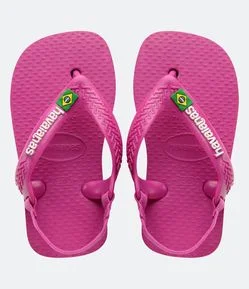 Chinelo Infantil com Elástico no Calcanhar - Tam 17/18 ao 23/24