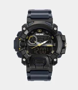 Relógio Mormaii Anadigi com Pulseira em Silicone e Caixa em Policarbonato MOAD1132AB 8A