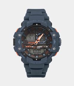 Relógio Mormaii Anadigi com Pulseira em Silicone e Caixa em Policarbonato MOMD13290A 8A