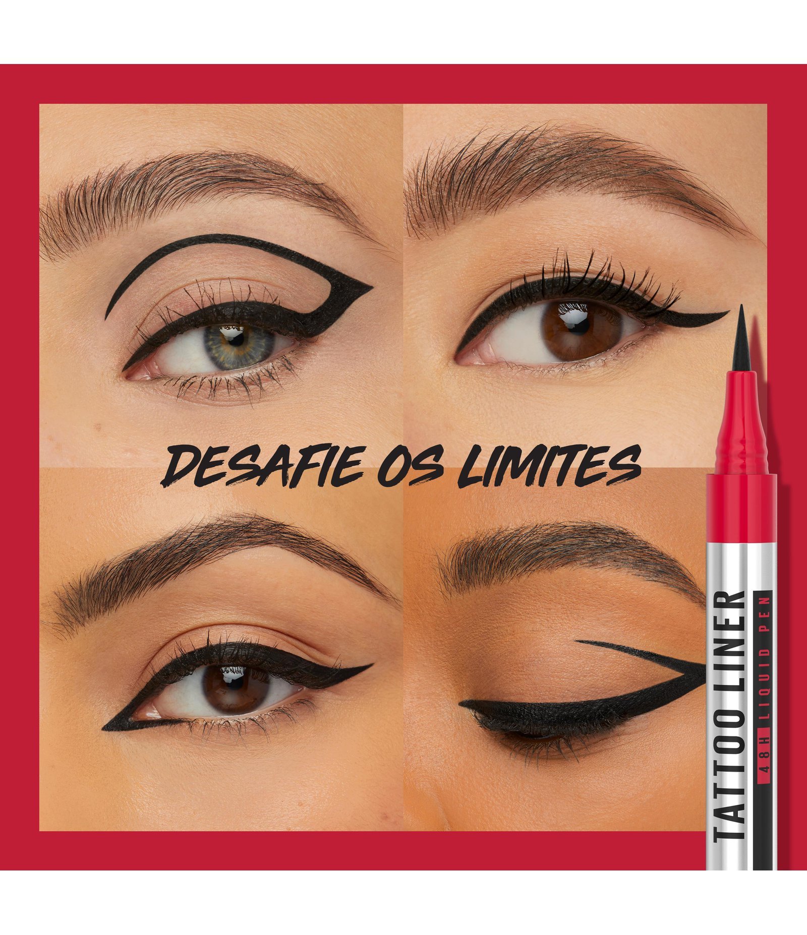 Caneta Delineadora Maybelline NY Tattoo Liner 48H Preto 2
