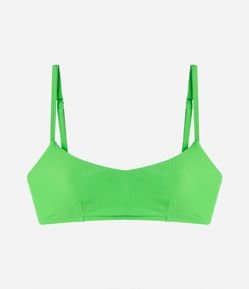 Biquíni Top Camisetinha em Microfibra com Textura