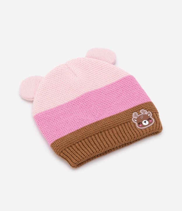 Gorro Infantil com Forro Quentinho e Orelhinhas 3D