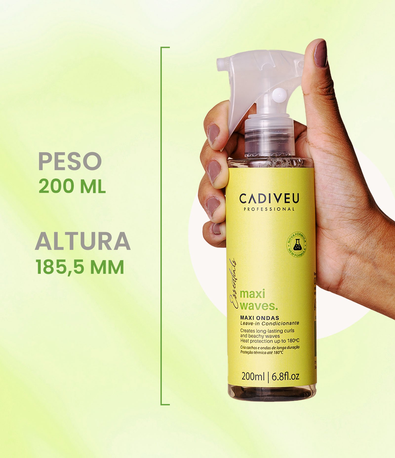 Fluido Modelador Condicionante Capilar Maxi Ondas Cadiveu 200ml 4