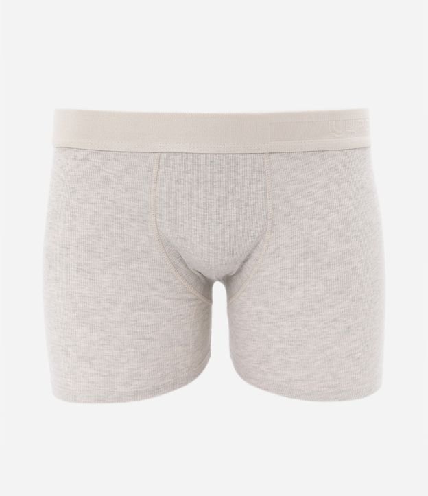 Cueca Boxer em Meia Malha com Cós Elástico Lupo