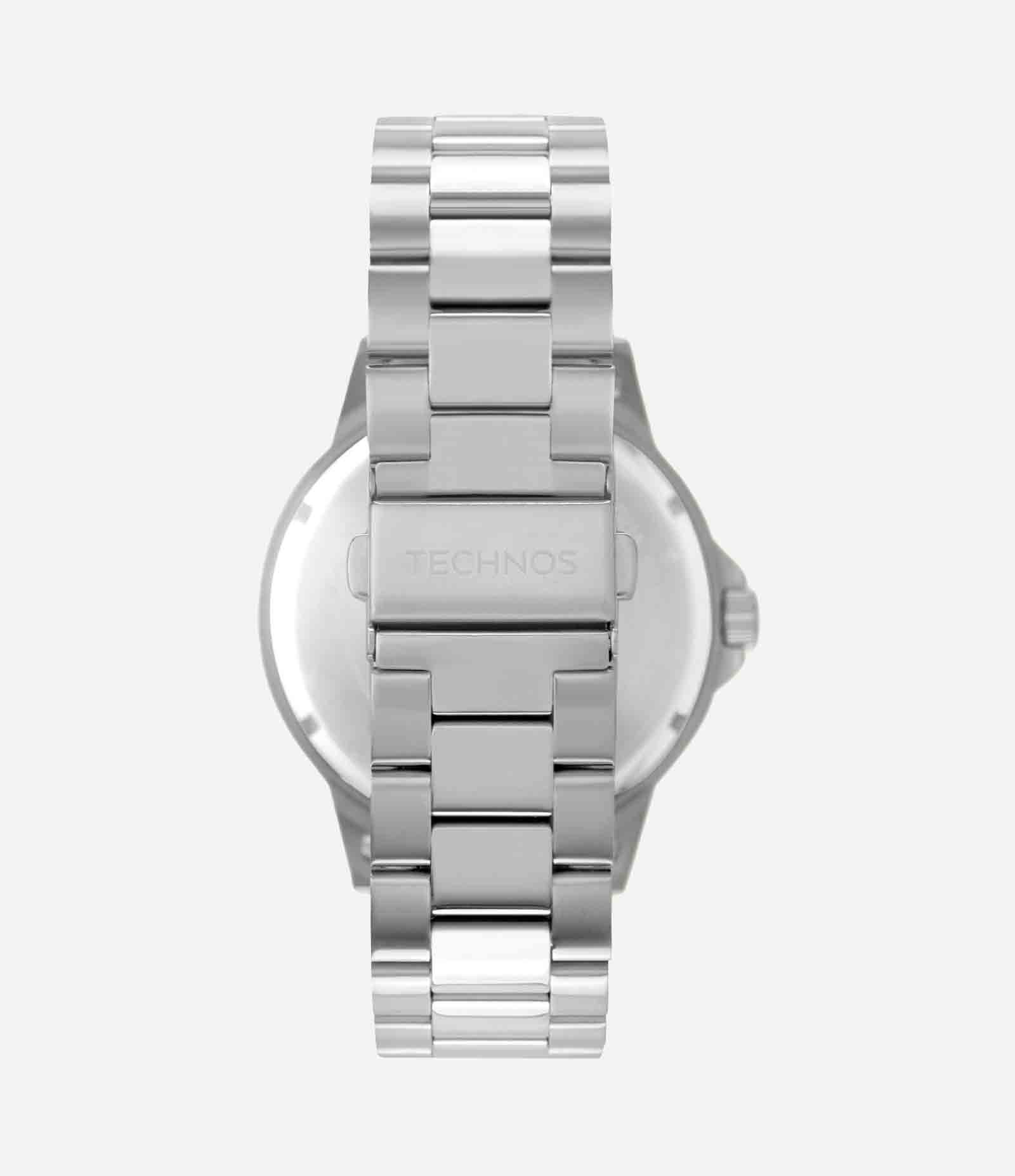 Relógio Technos Analógico com Pulseira e Caixa em Aço 2117LBVS 1P U 3
