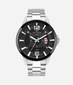 Relógio Technos Analógico com Pulseira e Caixa em Aço 2117LBVS 1P