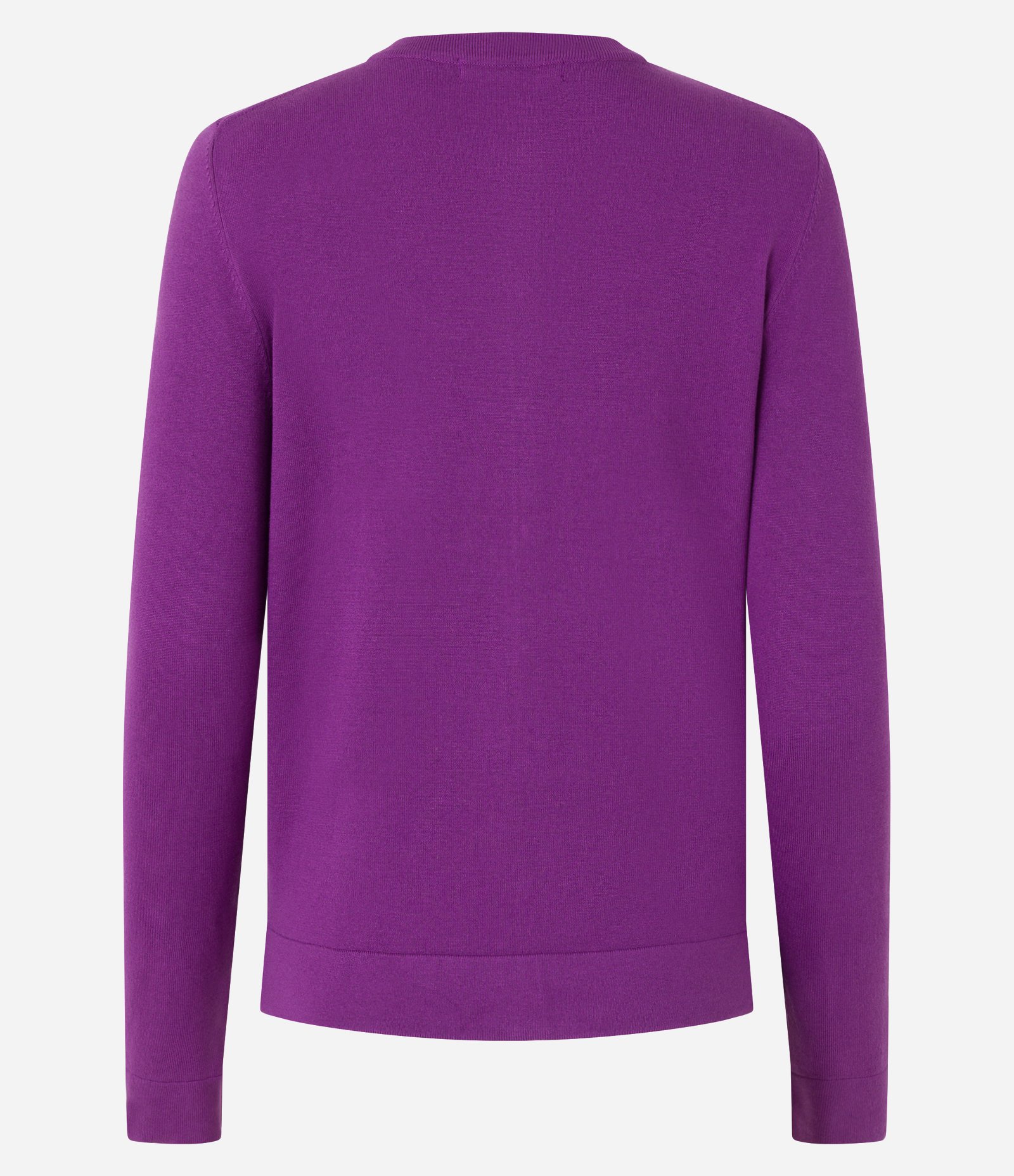 Cardigan Básico em Tricô com Abotoamento Frontal Roxo 8