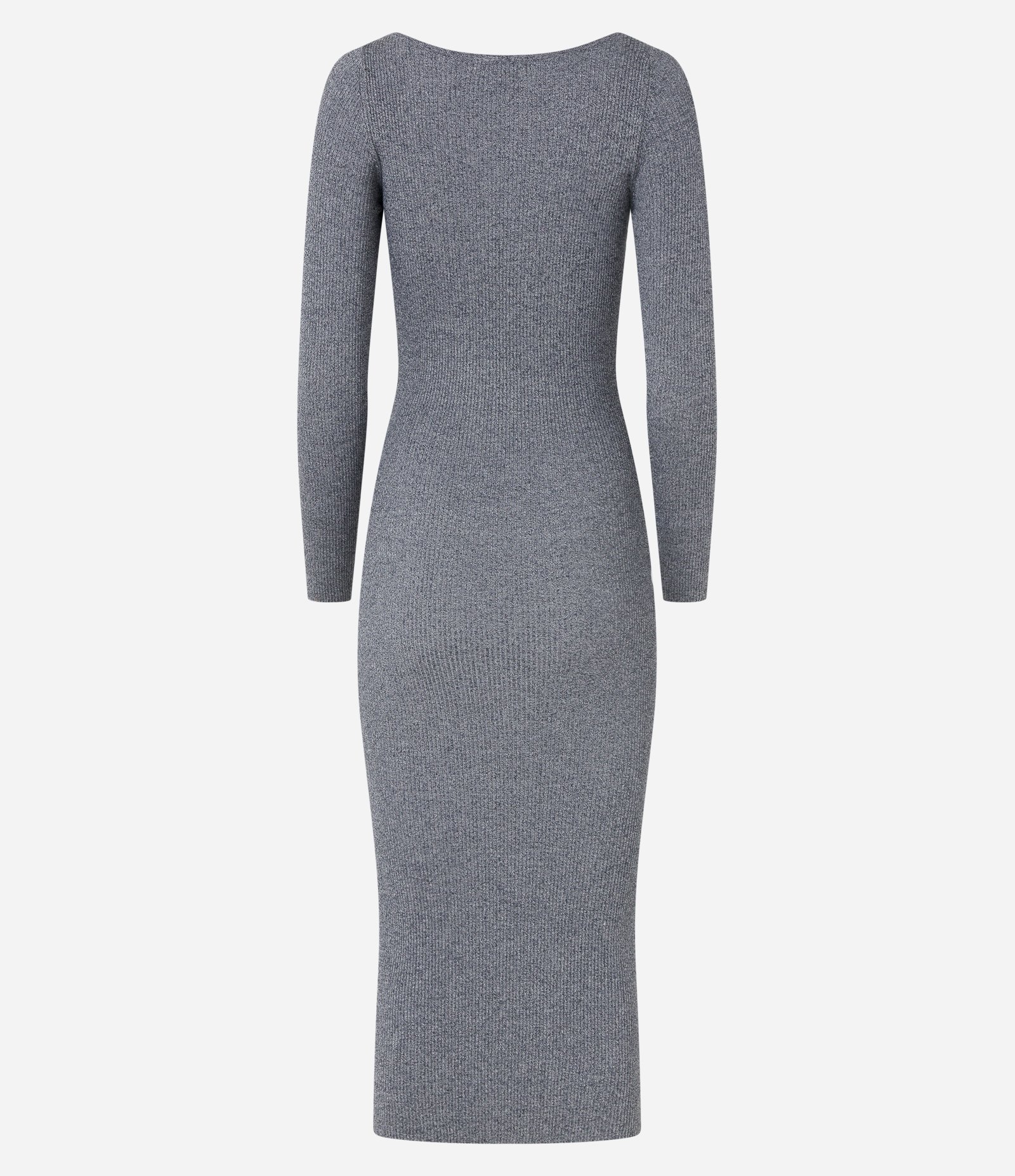 Vestido Midi Justo em Tricô com Gola Canoa 8