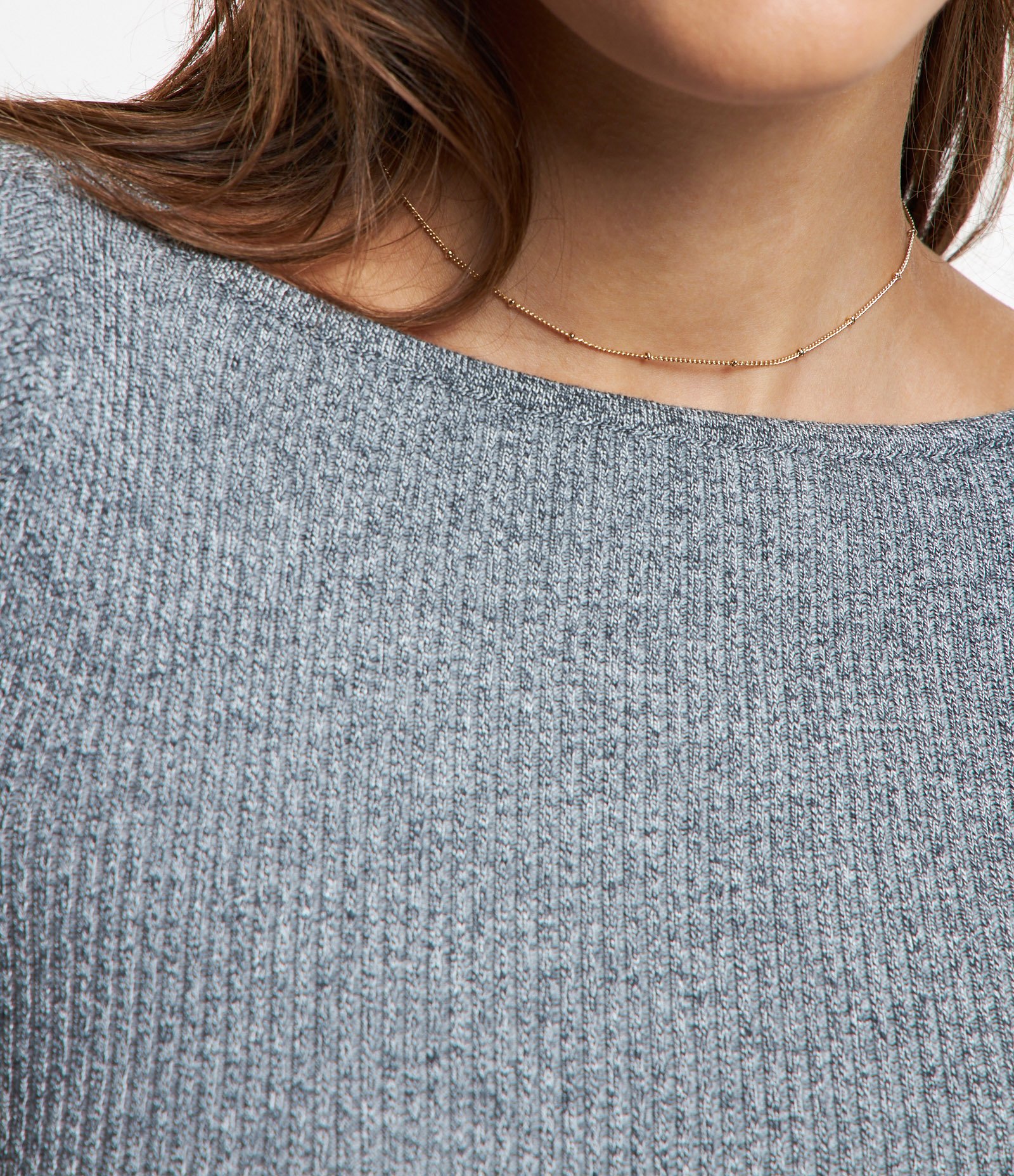 Vestido Midi Justo em Tricô com Gola Canoa 4