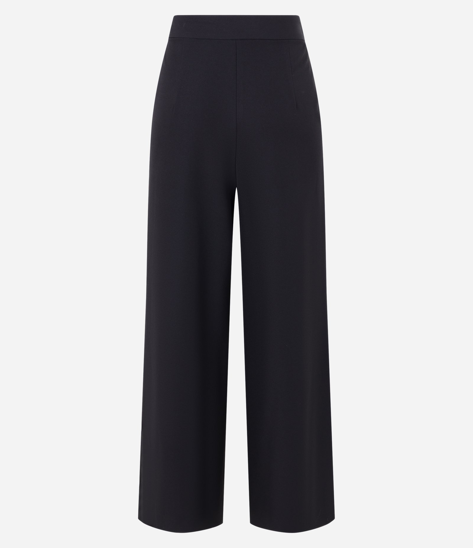 Calça Pantalona Alfaiatada com Pregas no Cós Preto 7