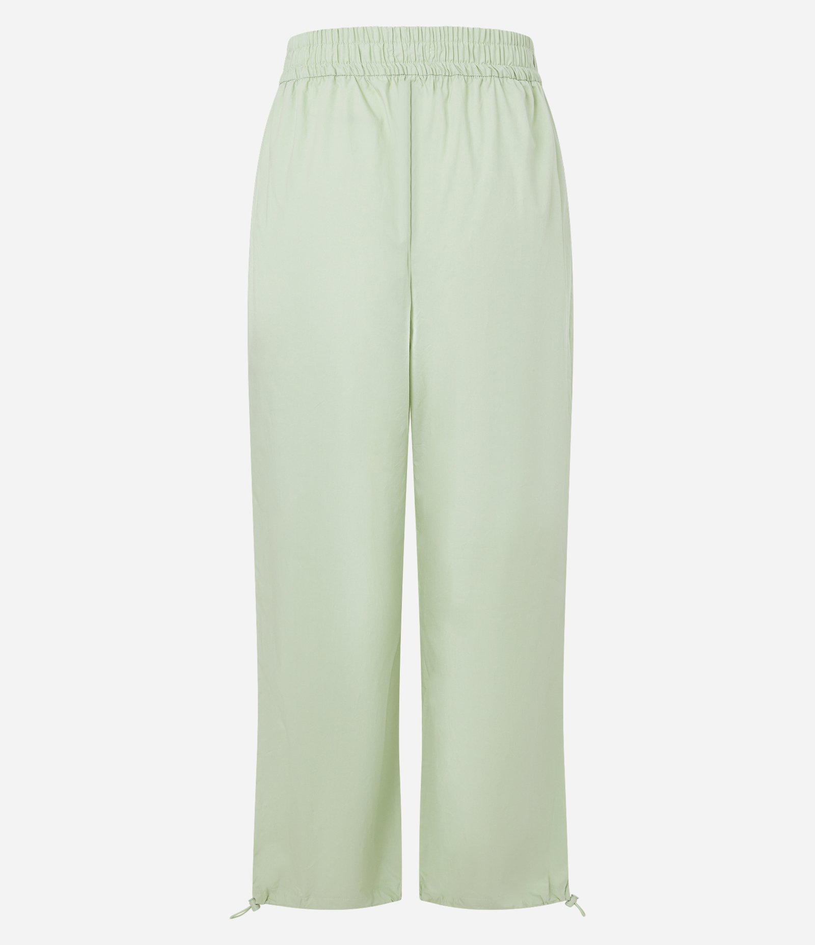Calça Parachute em Algodão com Pregas e Ajuste na Barra Verde 7