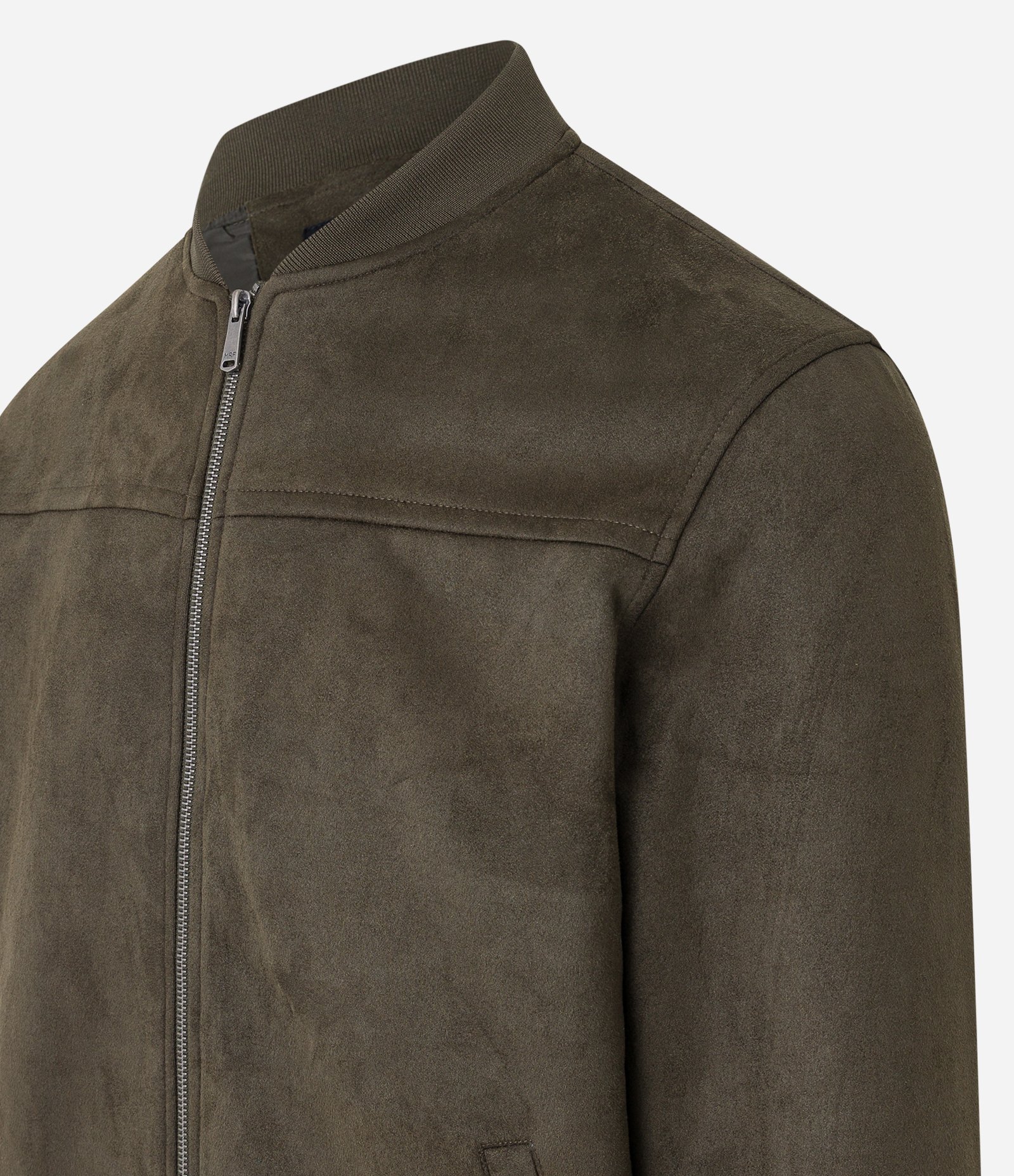 Jaqueta Bomber com Zíper e Bolsos 7