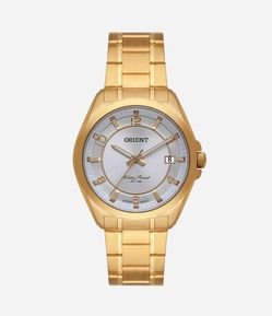 Relógio Orient Analógico com Pulseira e Caixa em Metal FGSS1220 S2KX