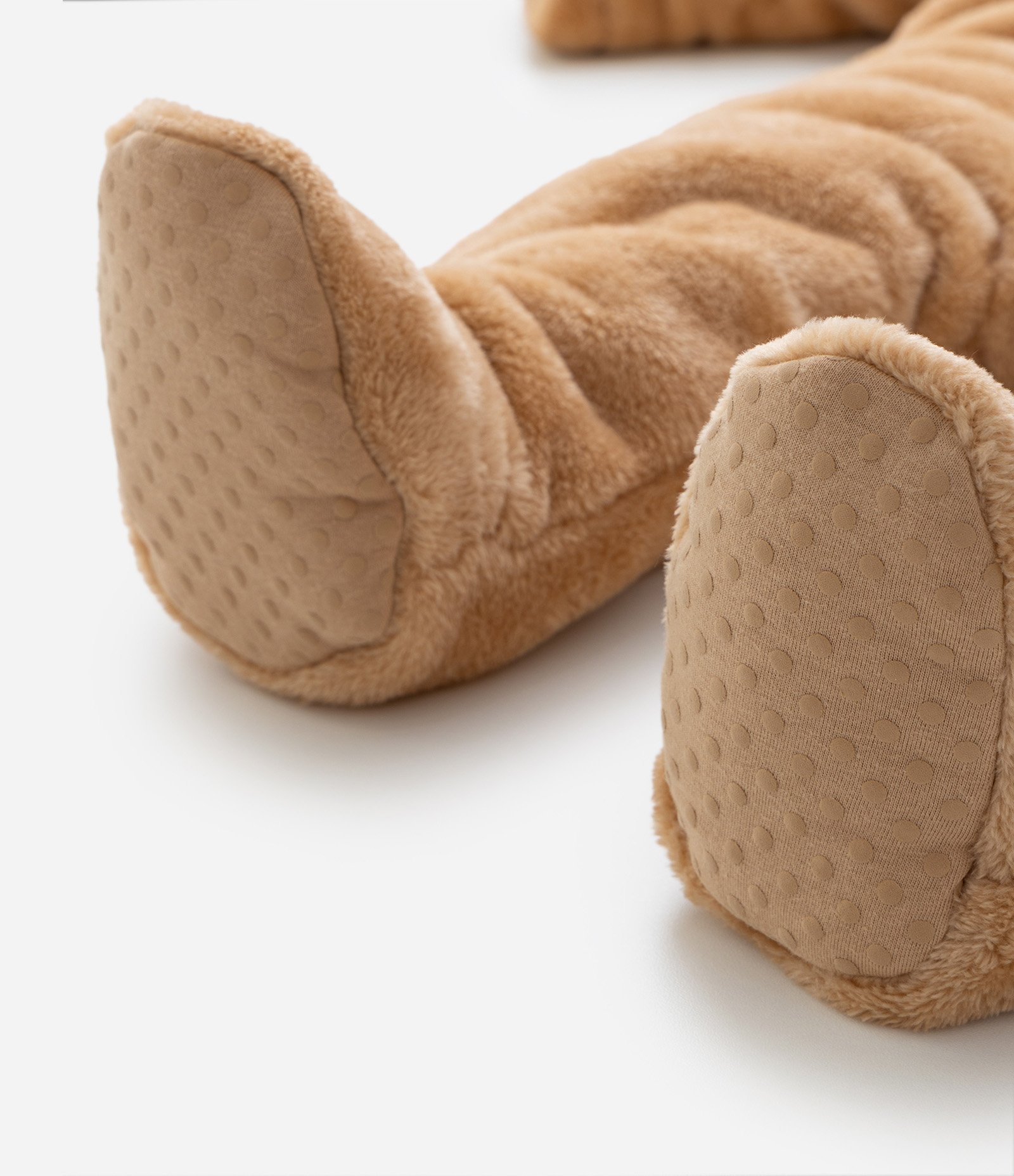 Macacão Infantil em Fleece com Orelhinhas e Bordado Leãozinho - Tam 0 a 18 meses Marrom 5