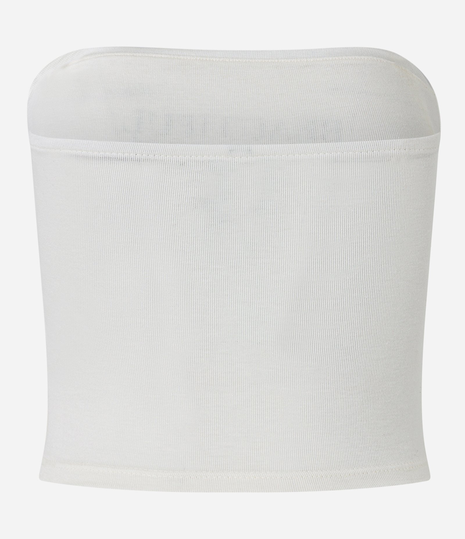 Blusa Cropped Tomara que Caia em Viscose com Lettering Smart But Crazy Branco Neve 6
