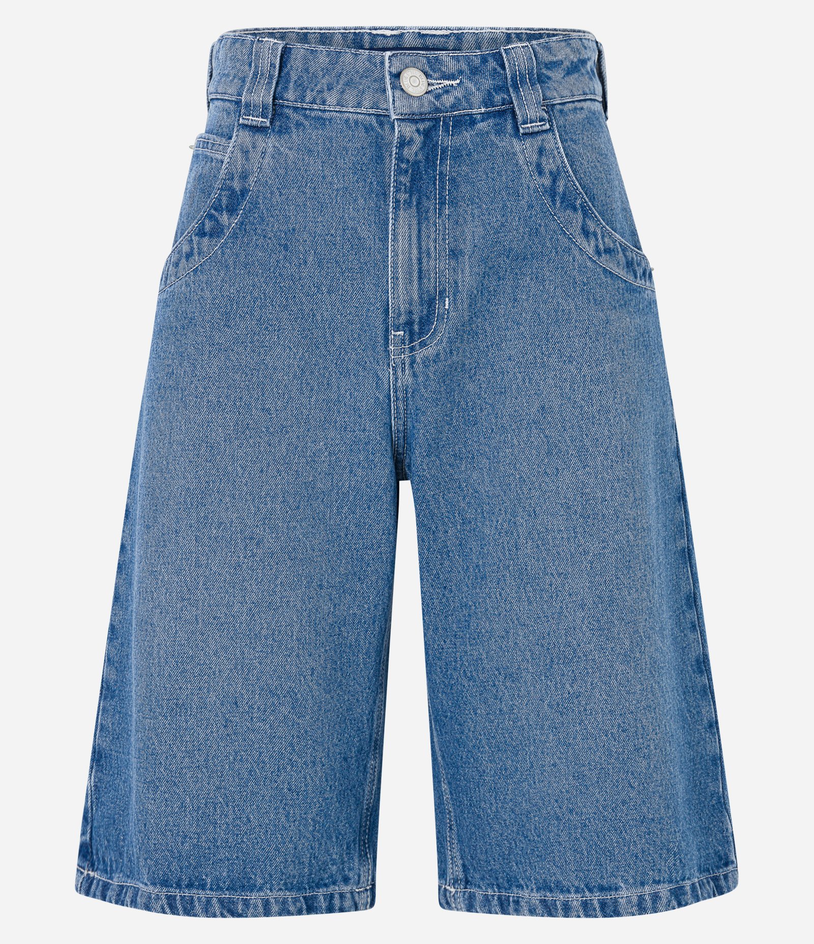 Bermuda Jorts Ampla em Jeans Azul 1
