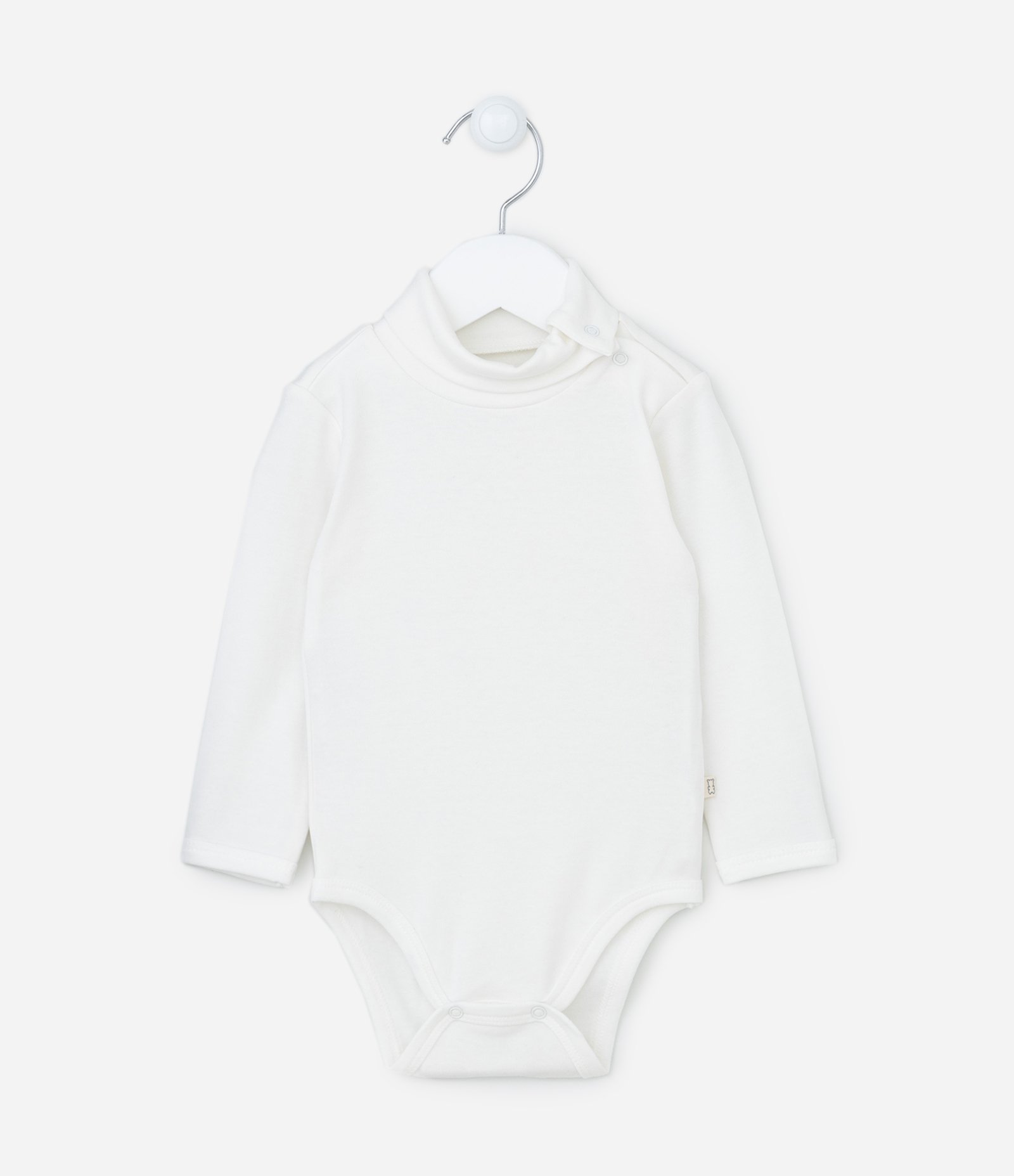 Body Infantil com Gola Alta - Tam 0 a 24 meses Branco 1