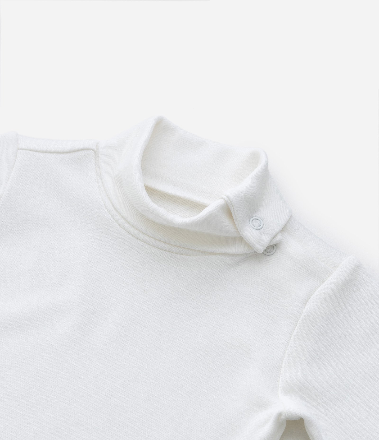 Body Infantil com Gola Alta - Tam 0 a 24 meses Branco 3