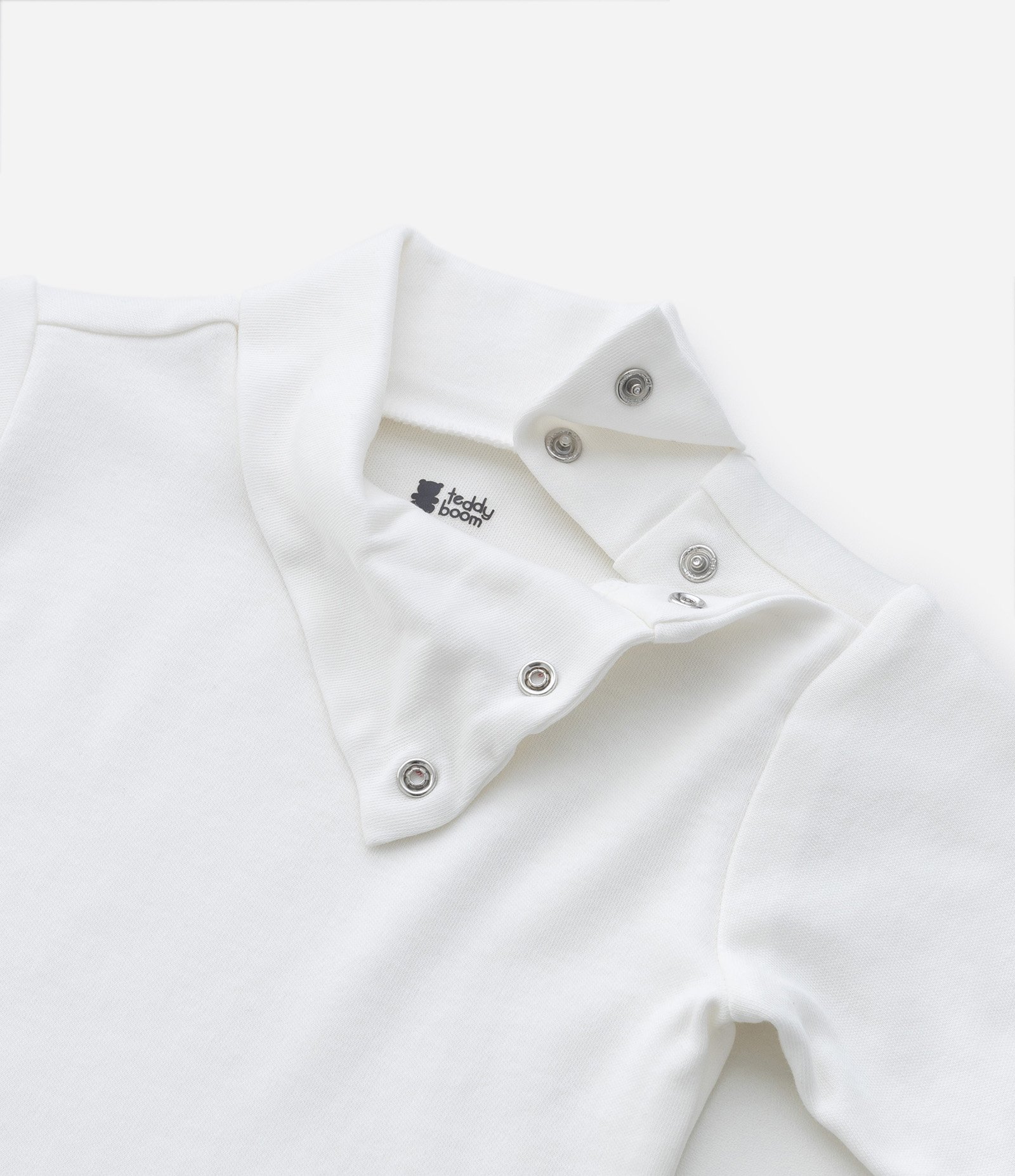 Body Infantil com Gola Alta - Tam 0 a 24 meses Branco 4