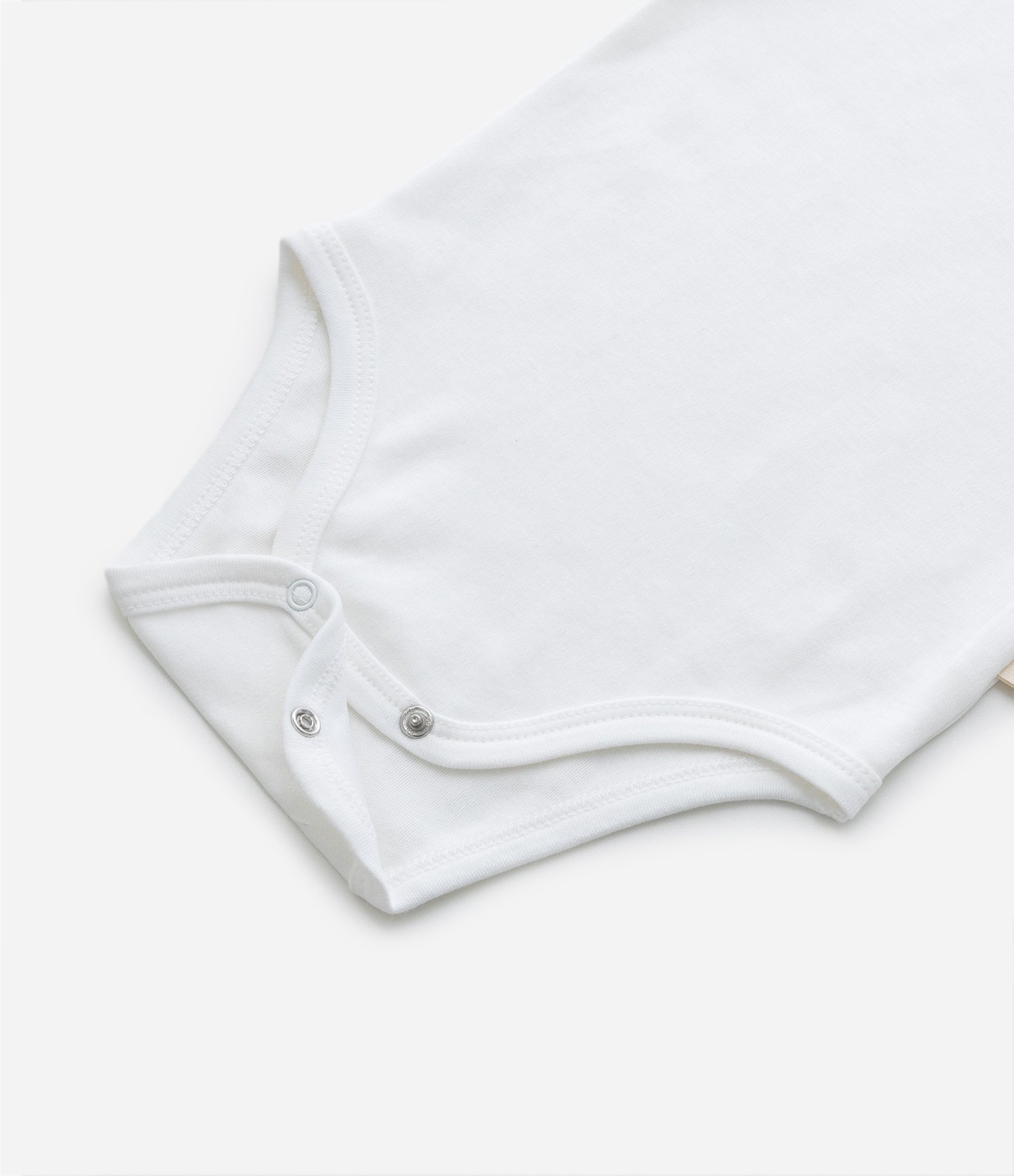 Body Infantil com Gola Alta - Tam 0 a 24 meses Branco 5