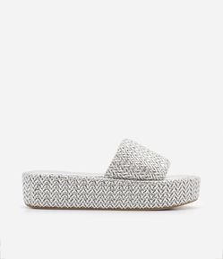 Sandália Flatform com Tressê