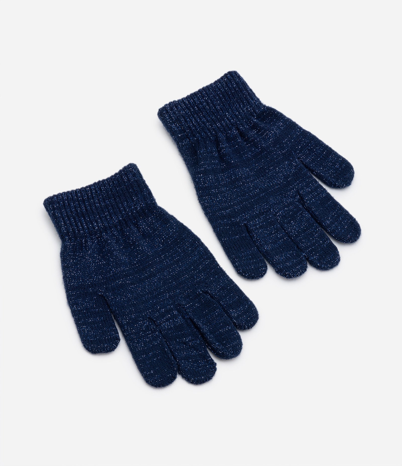 Luva Infantil com Estampa de Corações - Tam P ao G Azul 2