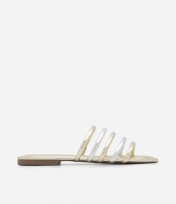 Sandália Rasteira Multi Tiras