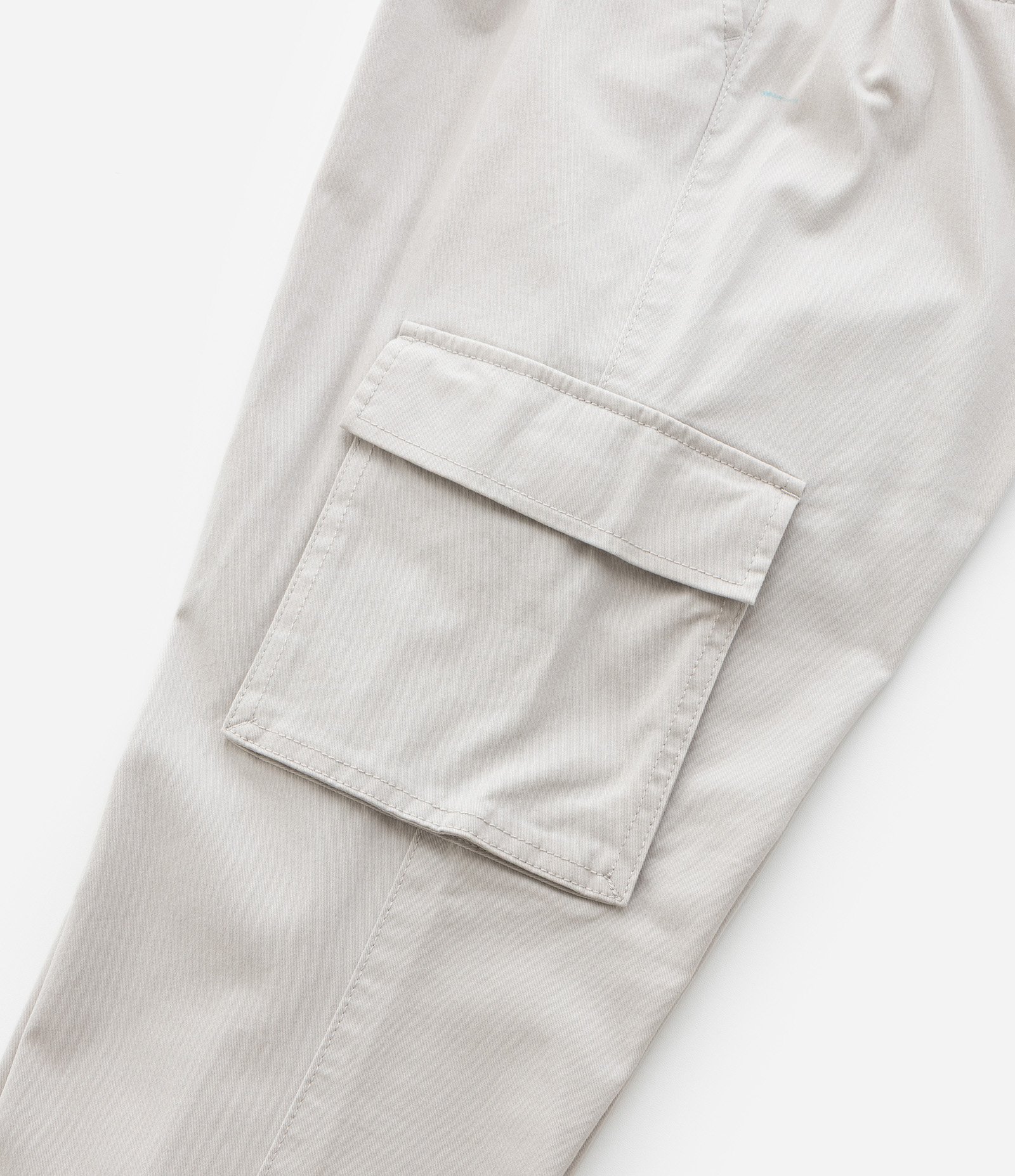 Calça Jogger Infantil com Bolsos Cargo - Tam 5 a 14 anos Off White 6