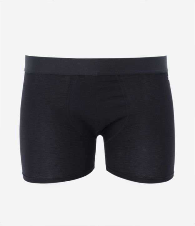 Cueca Boxer em Meia Malha com Etiqueta Frontal Lupo