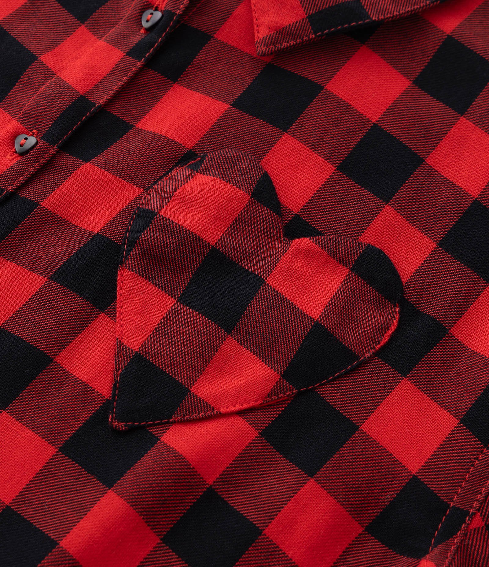 Camisa Infantil em Algodão com Estampa Xadrez - Tam 5 a 14 Anos Vermelho/Preto 5