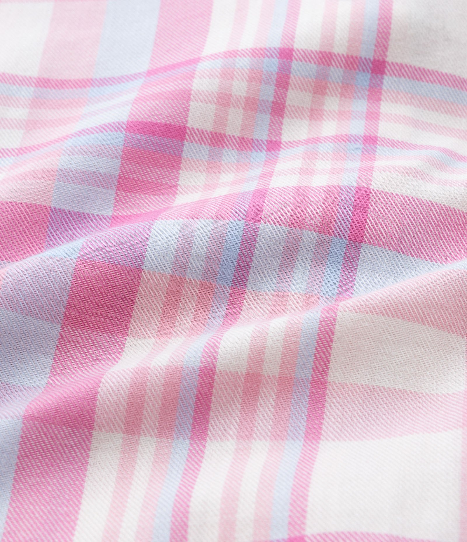 Camisa Cropped Infantil com Estampa Xadrez - Tam 5 a 14 anos Rosa 3