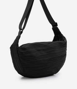 Bolsa Hobo Média com Alça Transversal Regulável