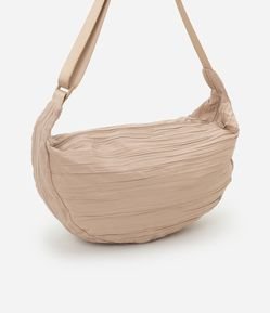 Bolsa Hobo Shoulder Média com Alça Transversal Regulável
