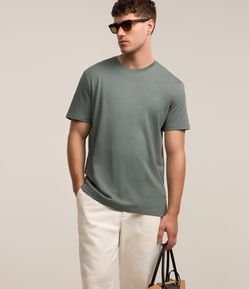 Camiseta Comfort Básica em Algodão Peruano